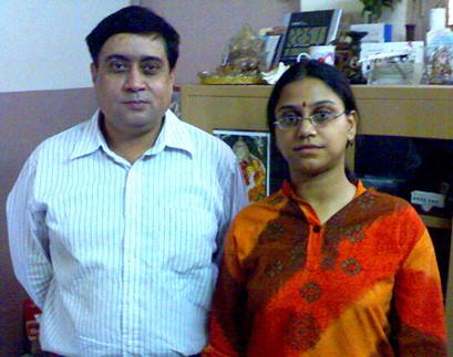 Neeva Jain IPS with Rajeev Sharma